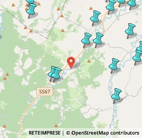 Mappa Via S. Antonio in Gualdo, 47011 Castrocaro Terme e Terra del Sole FC, Italia (6.7465)