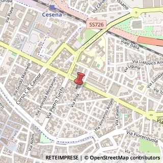 Mappa Via Pola, 23, 47521 Cesena, Forlì-Cesena (Emilia Romagna)