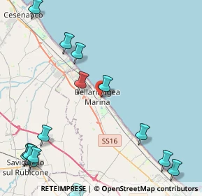 Mappa Via Sesto Properzio, 47814 Bellaria-Igea Marina RN, Italia (6.9015)