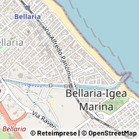 Mapa Bellaria-Igea Marina