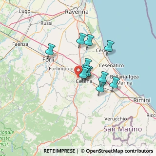 Mappa Via Emilia Ponente, 47023 Cesena FC, Italia (10.01364)