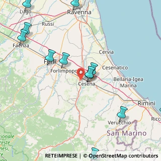 Mappa Via Emilia Ponente, 47023 Cesena FC, Italia (22.2375)