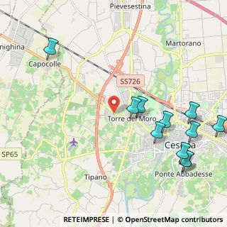 Mappa Via Emilia Ponente, 47023 Cesena FC, Italia (2.66455)