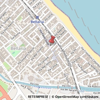 Mappa Via Guidi Paolo, 42, 47814 Bellaria-Igea Marina, Rimini (Emilia Romagna)