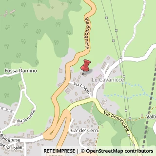 Mappa Via F. Masi, 6, 40035 Castiglione dei Pepoli, Bologna (Emilia Romagna)