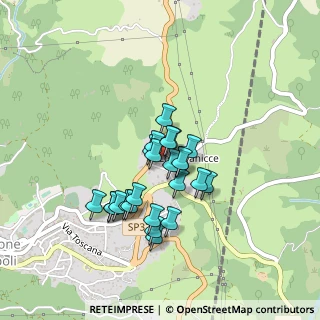 Mappa Via F. Masi, 40035 Castiglione dei Pepoli BO, Italia (0.34583)