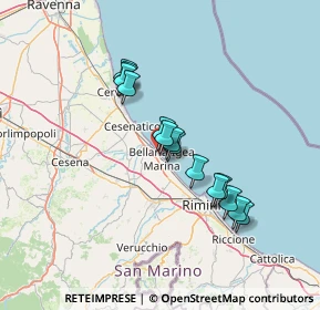 Mappa Via Mar Adriatico, 47814 Bellaria-Igea Marina RN, Italia (11.35286)