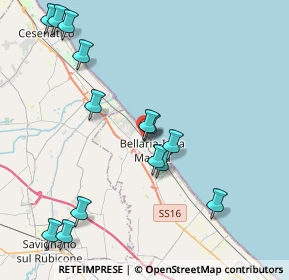 Mappa Via Mar Adriatico, 47814 Bellaria-Igea Marina RN, Italia (4.62357)