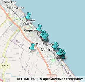 Mappa Via Monte Rosa, 47814 Bellaria-Igea Marina RN, Italia (1.31235)