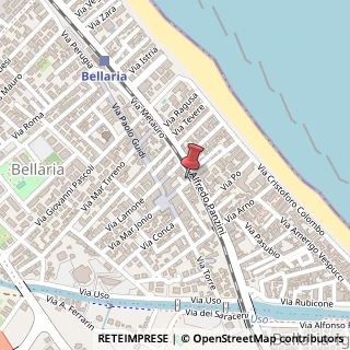 Mappa Via Adriatico, 31, 47814 Bellaria-Igea Marina, Rimini (Emilia Romagna)