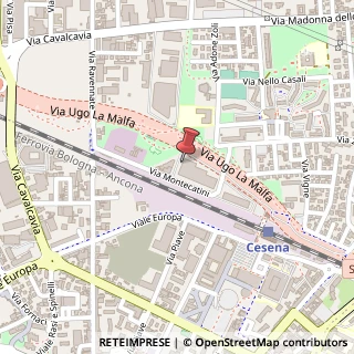 Mappa Via Perticara, 60, 47521 Cesena FC, Italia, 47521 Cesena, Forlì-Cesena (Emilia Romagna)