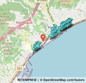 Mappa Via Cavalier Antonio Bellino, 17027 Pietra Ligure SV, Italia (0.8145)