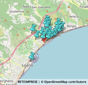 Mappa Via Cavalier Antonio Bellino, 17027 Pietra Ligure SV, Italia (1.136)