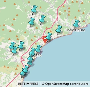 Mappa Via Cavalier Antonio Bellino, 17027 Pietra Ligure SV, Italia (4.72529)