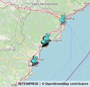 Mappa Via Cavalier Antonio Bellino, 17027 Pietra Ligure SV, Italia (7.655)