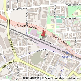 Mappa Via Montecatini, 213, 47521 Cesena, Forlì-Cesena (Emilia Romagna)
