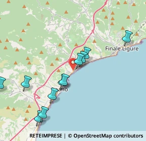 Mappa Via Vignette, 17027 Pietra Ligure SV, Italia (4.22545)