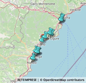 Mappa Via Vignette, 17027 Pietra Ligure SV, Italia (11.70231)