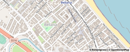Mappa Bellaria-Igea Marina