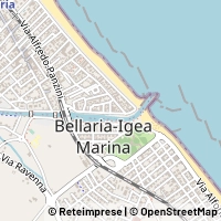 Mapa Bellaria-Igea Marina