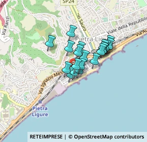 Mappa Piazza Martiri della Libertà, 17025 Pietra Ligure SV, Italia (0.2785)