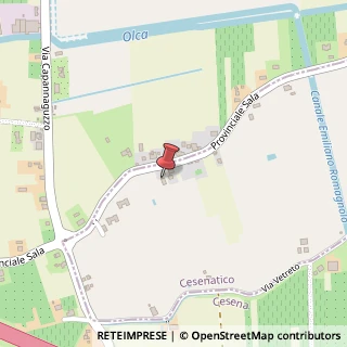 Mappa Via Stradone Sala, 257, 47042 Cesenatico, Forlì-Cesena (Emilia Romagna)