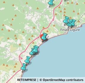 Mappa 17027 Pietra Ligure SV, Italia (4.46167)