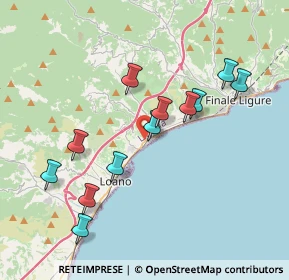 Mappa 17027 Pietra Ligure SV, Italia (3.73)