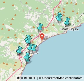 Mappa 17027 Pietra Ligure SV, Italia (4.22231)