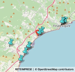 Mappa 17027 Pietra Ligure SV, Italia (4.46455)