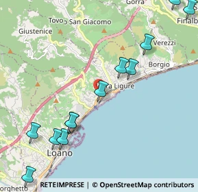 Mappa 17027 Pietra Ligure SV, Italia (2.63833)