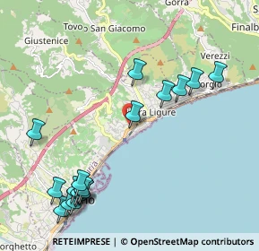Mappa 17027 Pietra Ligure SV, Italia (2.56611)