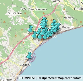 Mappa 17027 Pietra Ligure SV, Italia (0.9985)