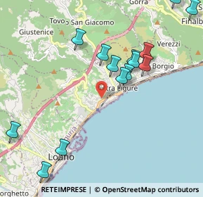 Mappa 17027 Pietra Ligure SV, Italia (2.35071)