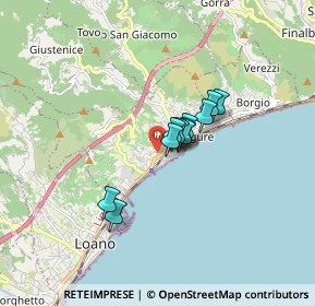 Mappa 17027 Pietra Ligure SV, Italia (1.01364)