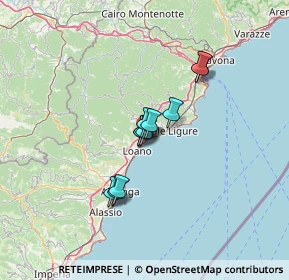 Mappa 17027 Pietra Ligure SV, Italia (8.69545)