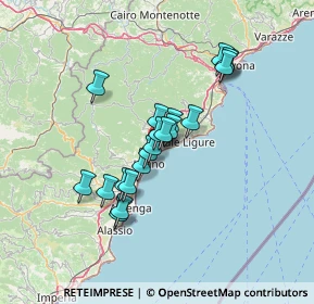 Mappa 17027 Pietra Ligure SV, Italia (10.898)