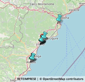 Mappa 17027 Pietra Ligure SV, Italia (7.8275)