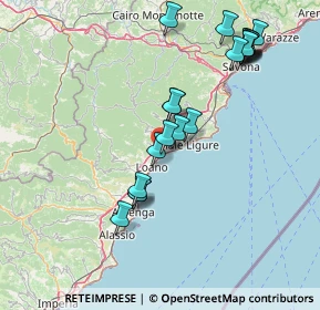 Mappa 17027 Pietra Ligure SV, Italia (15.9295)