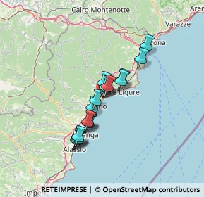 Mappa 17027 Pietra Ligure SV, Italia (9.87824)