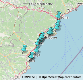 Mappa 17027 Pietra Ligure SV, Italia (10.24786)