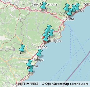 Mappa 17027 Pietra Ligure SV, Italia (17.04385)