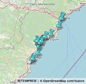 Mappa 17027 Pietra Ligure SV, Italia (10.39308)