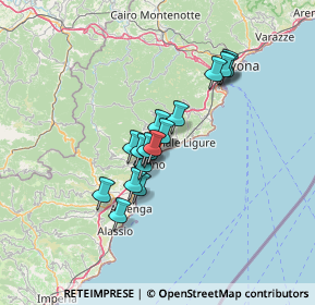 Mappa 17027 Pietra Ligure SV, Italia (9.80059)