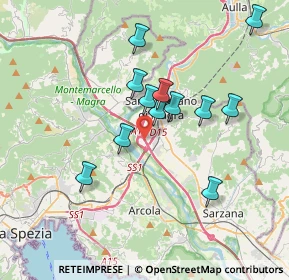 Mappa A12, 19020 Vezzano Ligure SP, Italia (3.29)