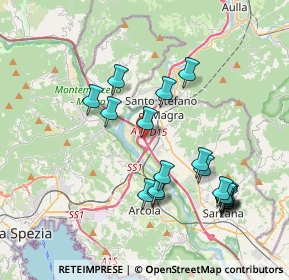 Mappa A12, 19020 Vezzano Ligure SP, Italia (4.02632)