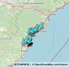 Mappa Via Don Giovanni Bado, 17027 Pietra Ligure SV, Italia (9.497)