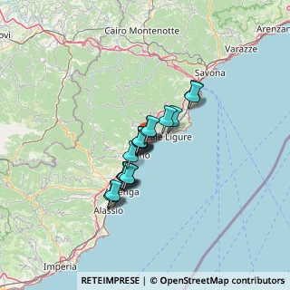 Mappa Via Gio Batta Montaldo, 17027 Pietra Ligure SV, Italia (8.9255)