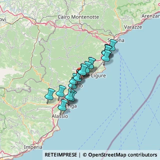 Mappa Via Gio Batta Montaldo, 17027 Pietra Ligure SV, Italia (9.275)