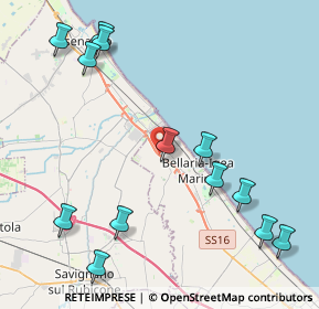 Mappa SS Adriatica, 47814 Bellaria-Igea Marina RN, Italia (5.22)